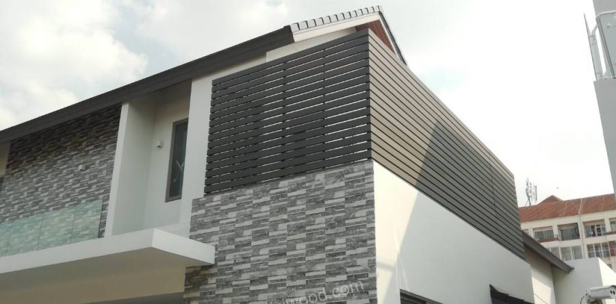 ระแนงไม้บังตา-บังแดด บ้านส่วนตัวลูกค้า